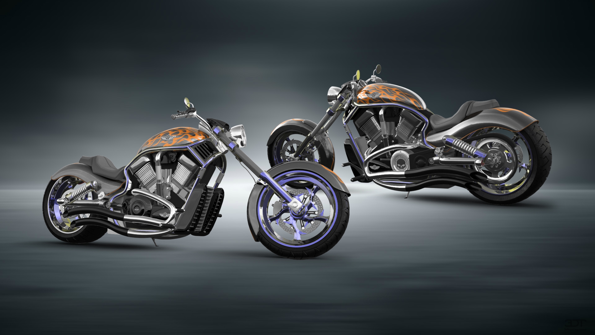 Harley-Davidson Custom Chopper Cruiser 2011 tuning