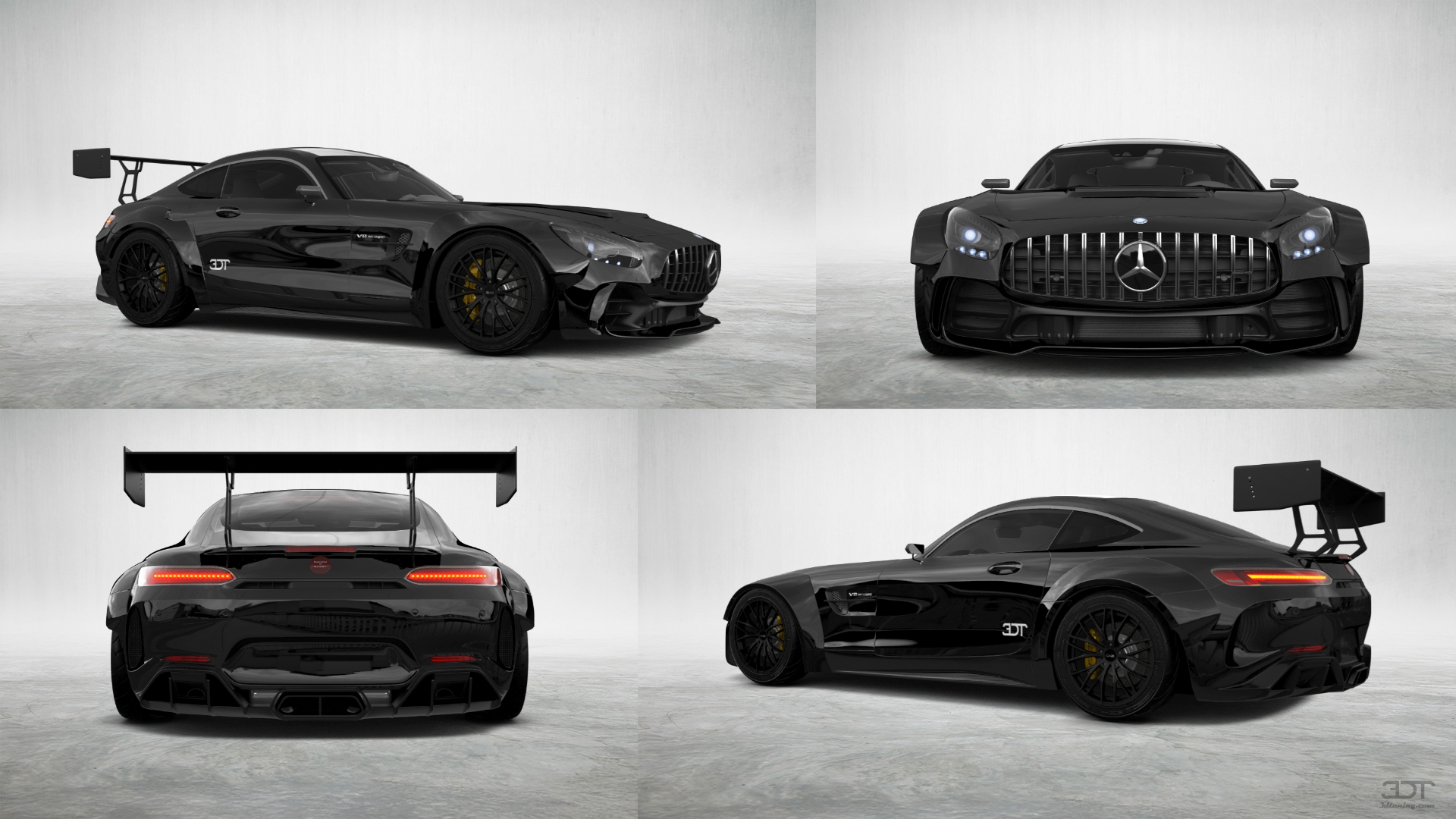 Mercedes AMG GT 2 door fastback coupe 2015 tuning