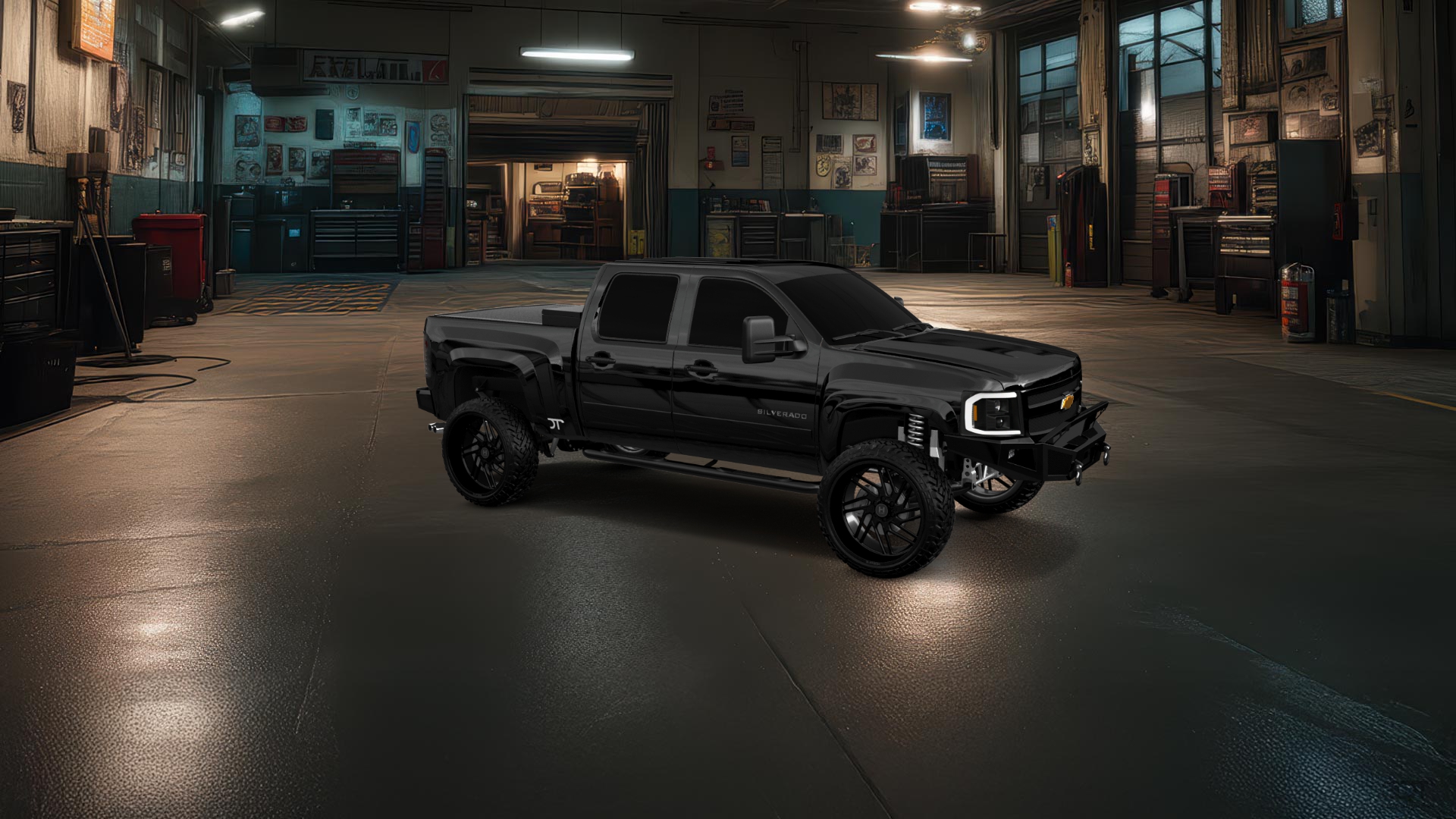 Chevrolet Silverado 1500 Crew Cab 4 Door pickup truck 2007 tuning