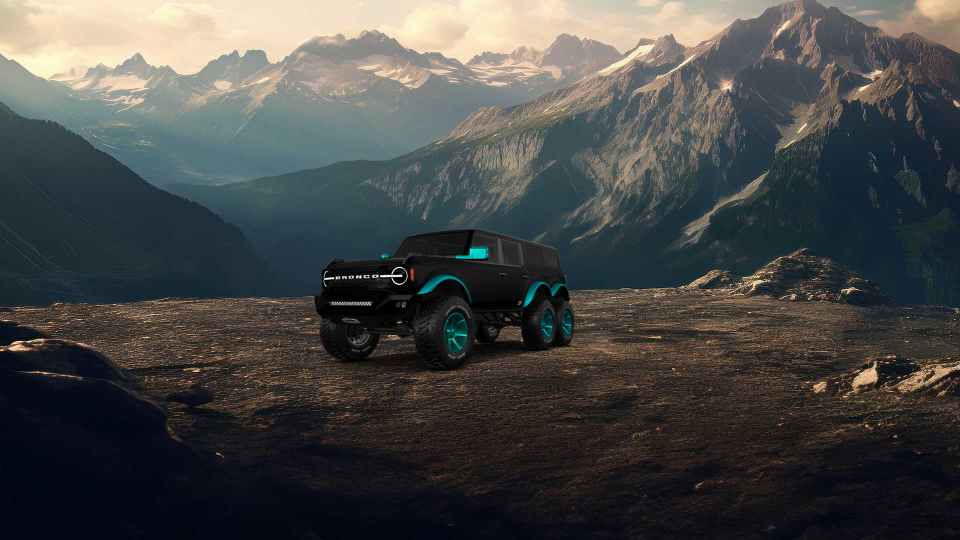 Ford Bronco 6X6 4 Door pickup truck 2021