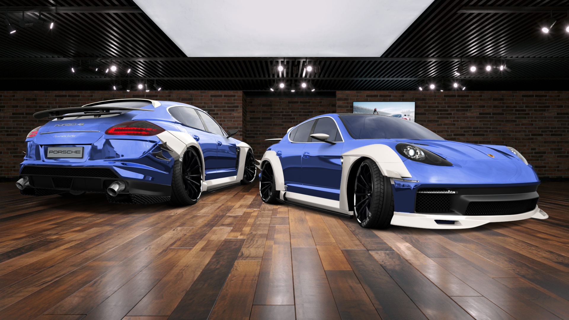 Porsche Panamera 4 door fastback saloon 2011