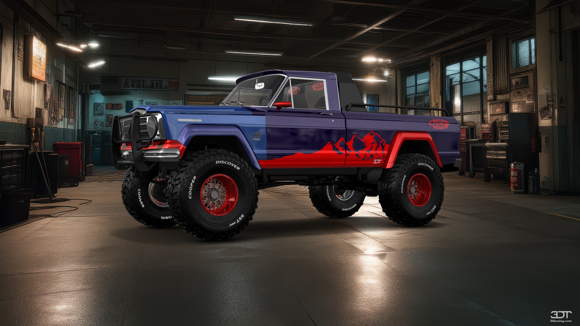 Jeep Gladiator SJ 2 Door pickup truck 1988 tuning