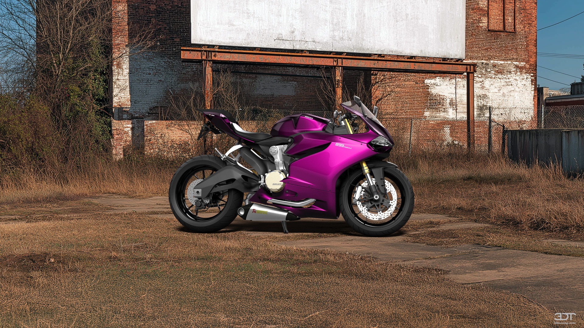 Ducati 899 Panigale Sport Bike 2015 tuning