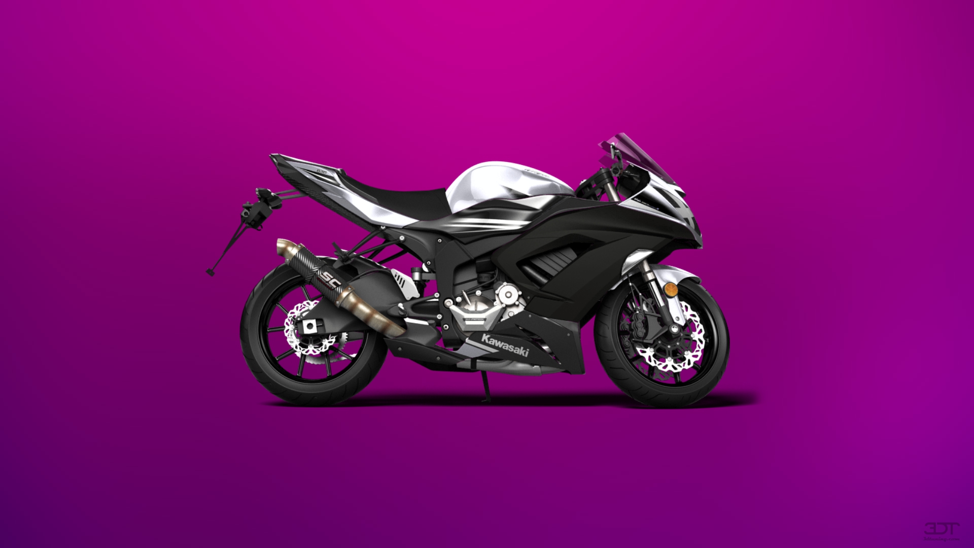 Kawasaki Ninja ZX 6R Sport Bike 2015 tuning