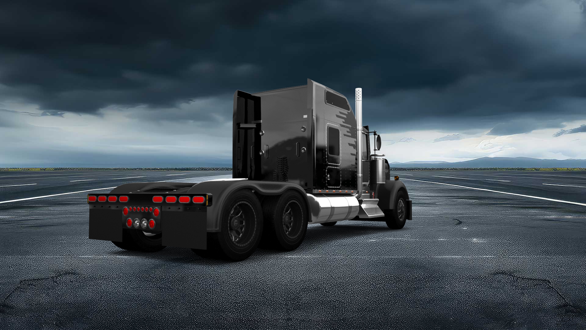 Kenworth W900 Sleeper Cab Truck 2015