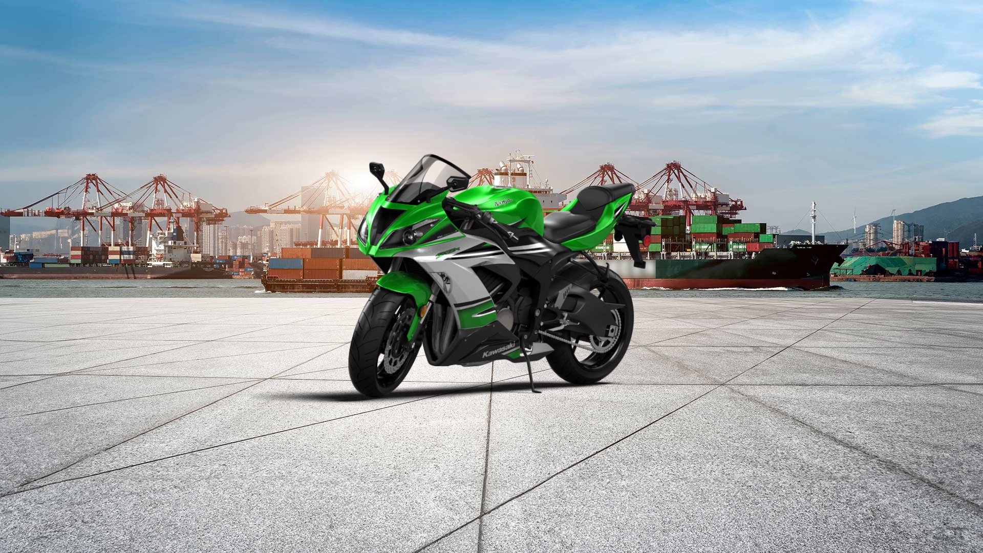 Kawasaki Ninja ZX 6R Sport Bike 2015