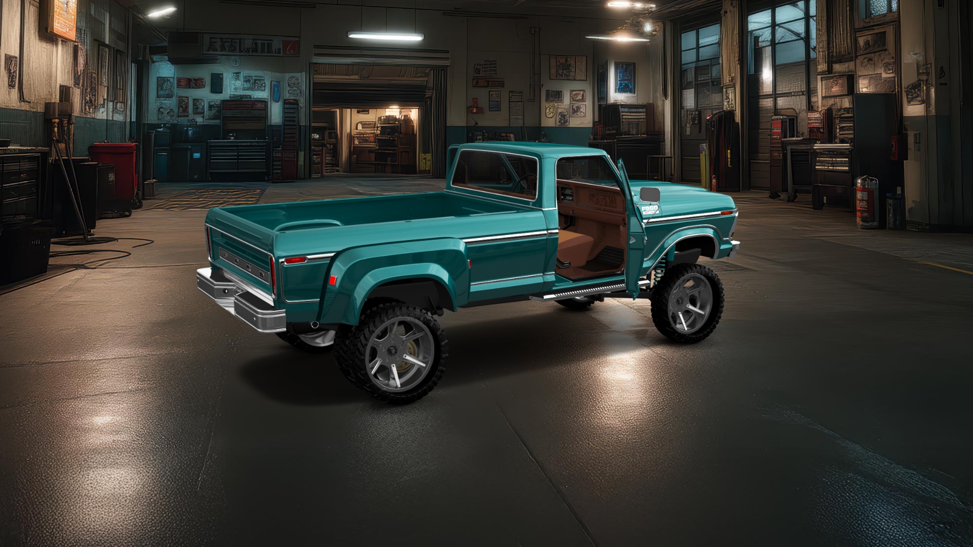 Ford F-350 Dually Regular Cab 2 Door pickup truck 1978 tuning
