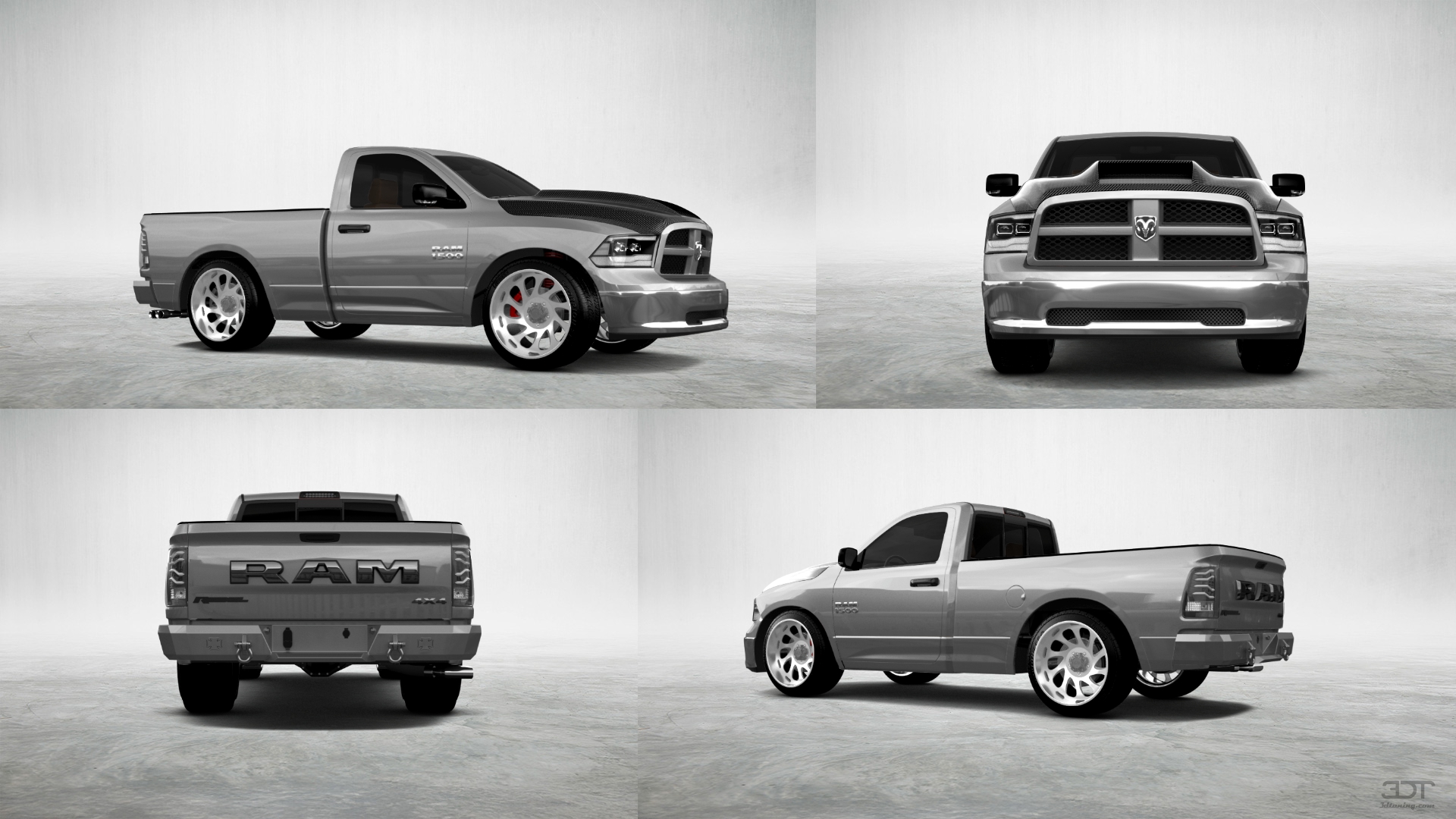 Dodge Ram 1500 6.4' box Regular Cab 2 Door pickup truck 2009 tuning