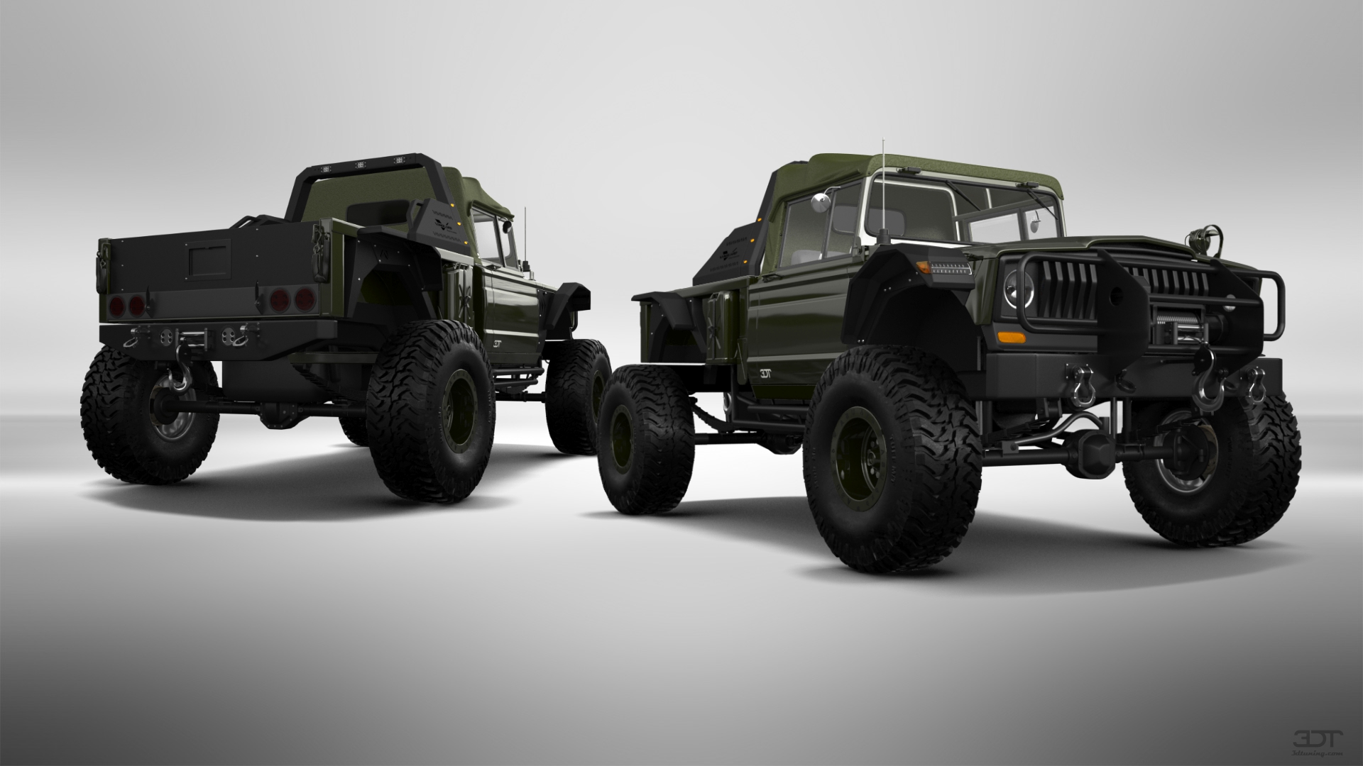 Jeep Kaiser M715 2 Door pickup truck 1968 tuning