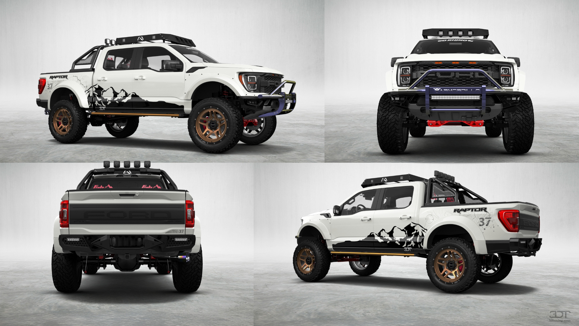 Ford F-150 Raptor 4 Door pickup truck 2021