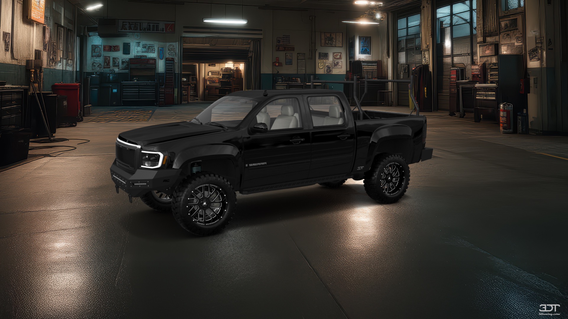 GMC Sierra 1500 Crew Cab 5.8 ft box 4 Door pickup truck 2007 tuning