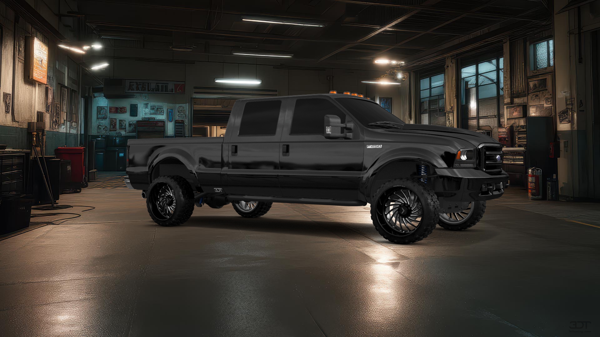 Ford F-250 Crew Cab 4 Door pickup truck 1999 tuning