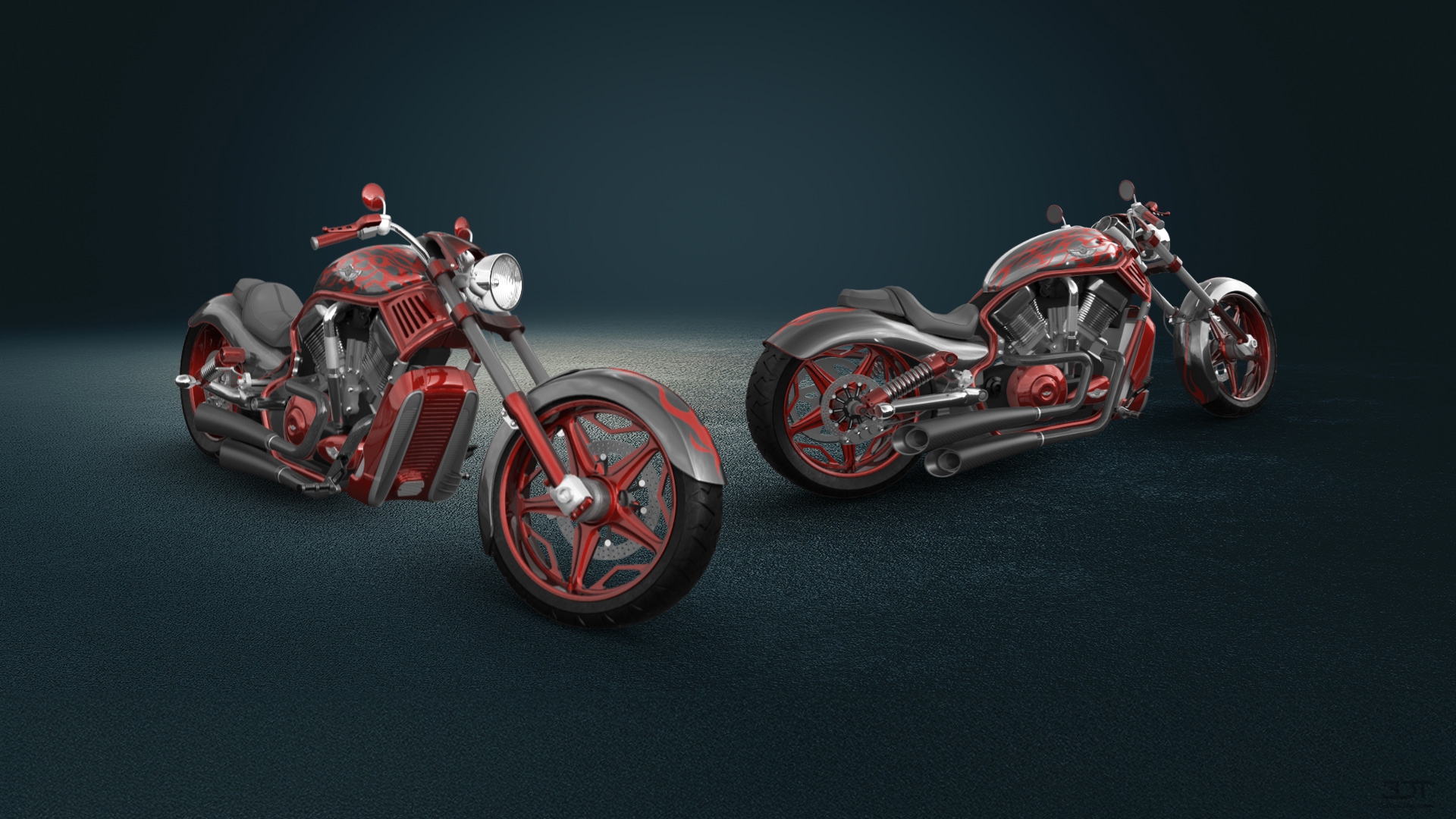 Harley-Davidson Custom Chopper Cruiser 2011 tuning