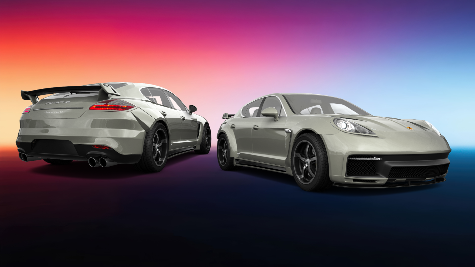Porsche Panamera 4 door fastback saloon 2011 Images