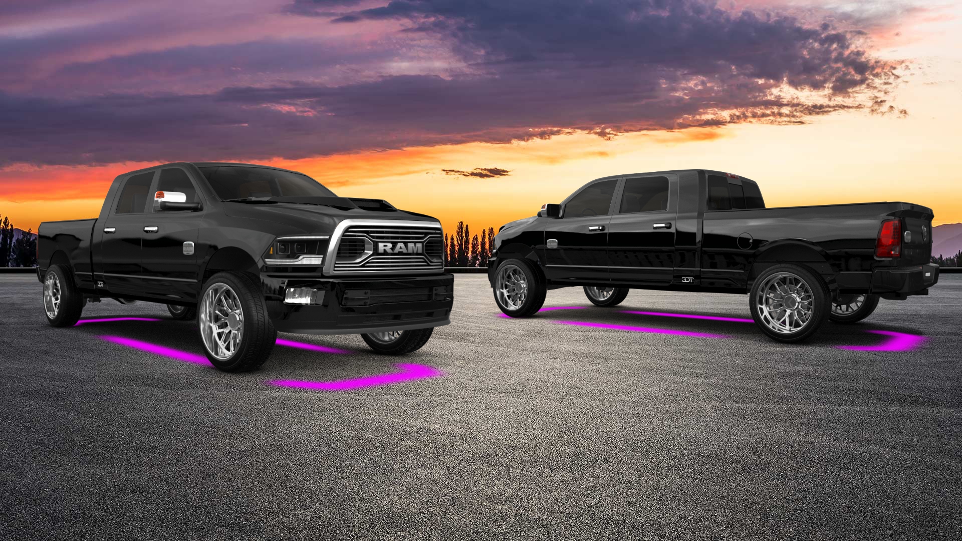 Dodge Ram 2500 Mega Cab 6.4 ft box 4 Door pickup truck 2010