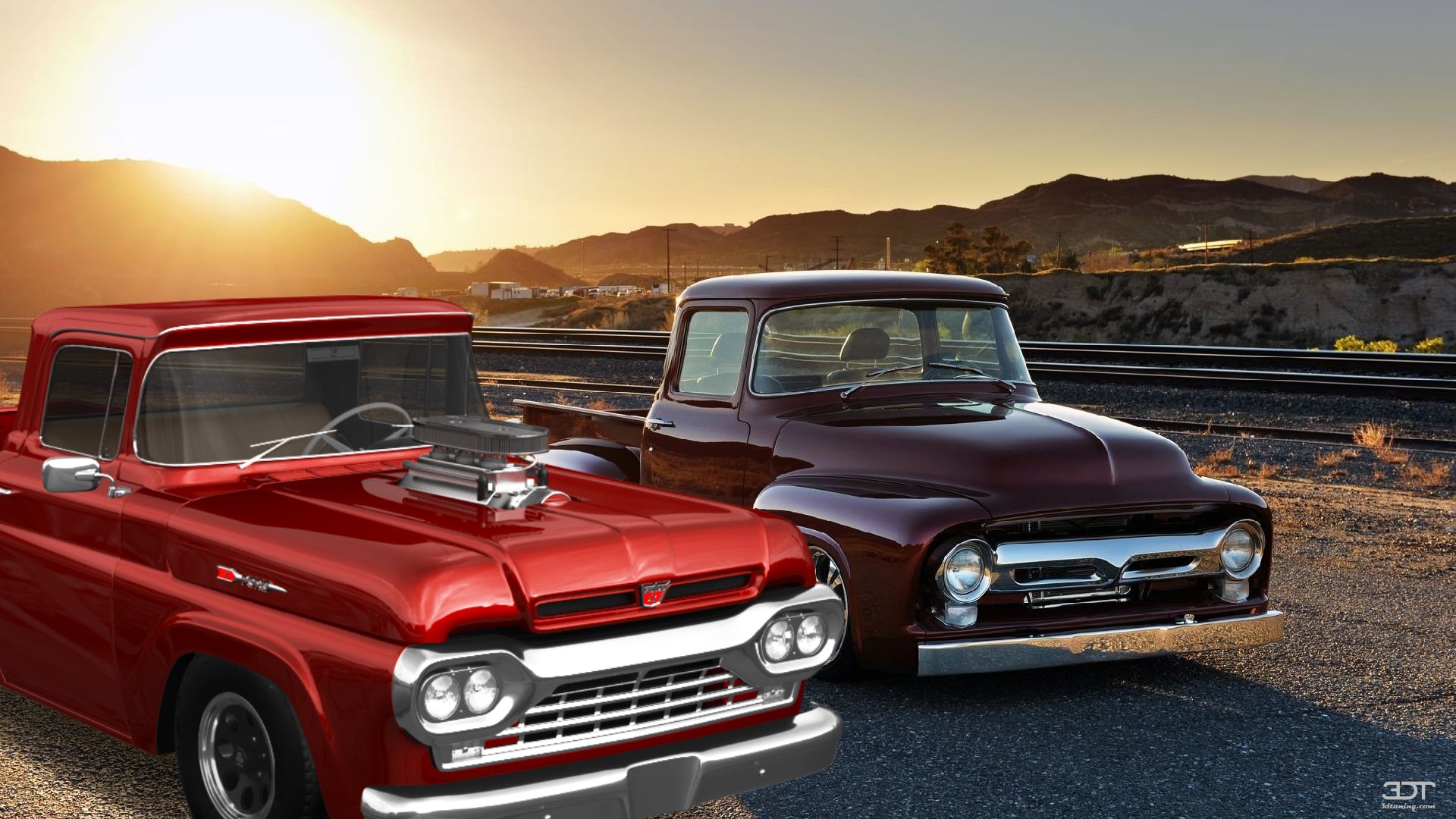 Ford F-100 2 Door pickup truck 1960