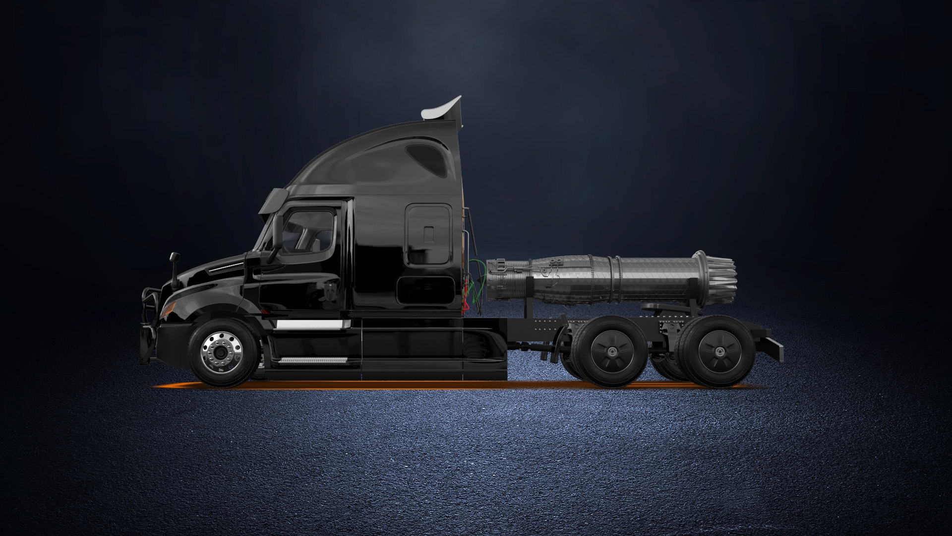 Freightliner Cascadia Sleeper Cab Truck 2018 tuning