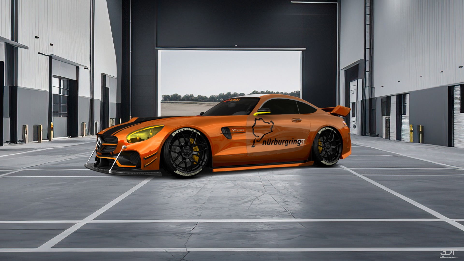 Tuning Mercedes AMG GT 2 door fastback coupe 2015