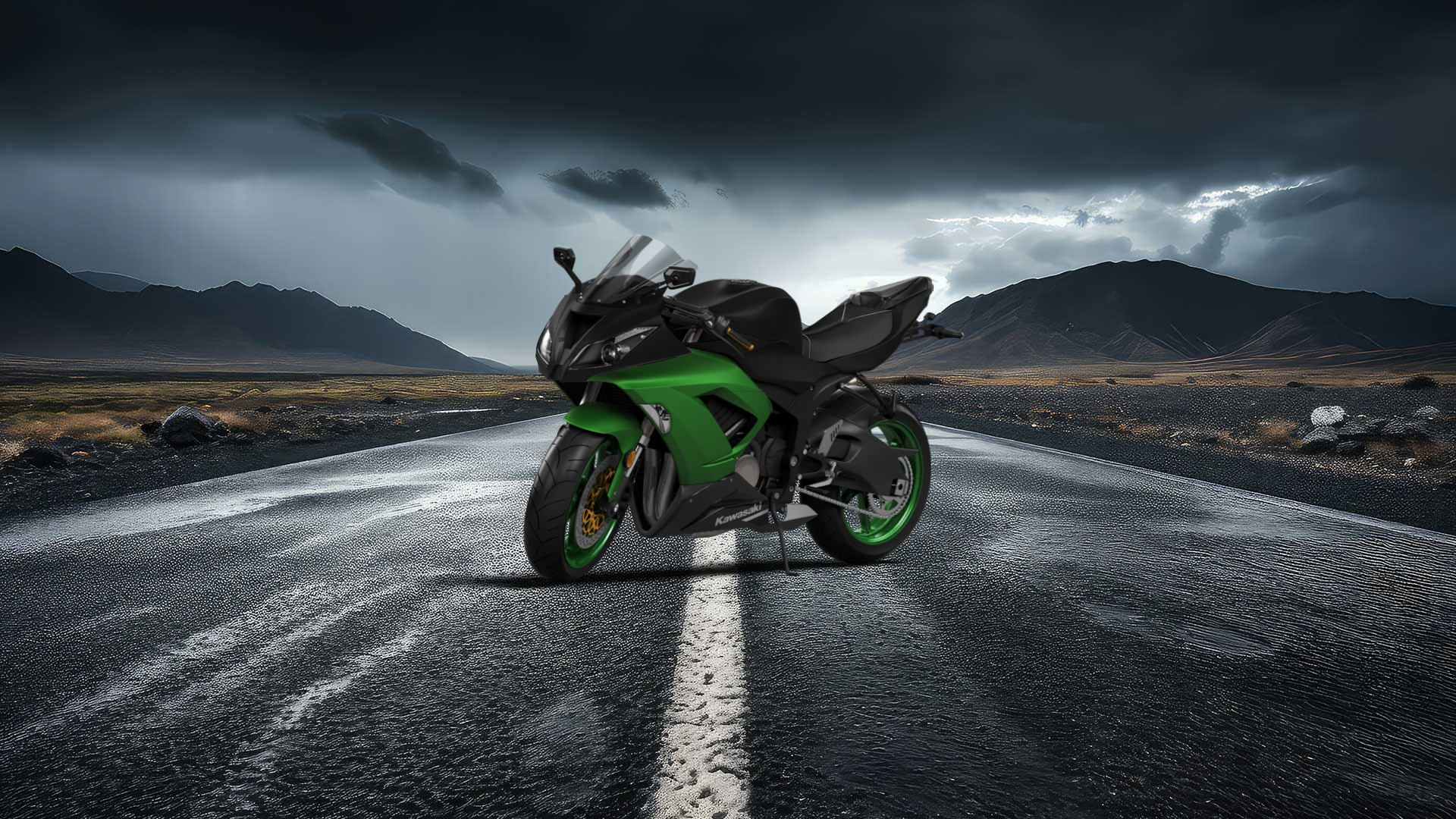 Kawasaki Ninja ZX 6R Sport Bike 2015