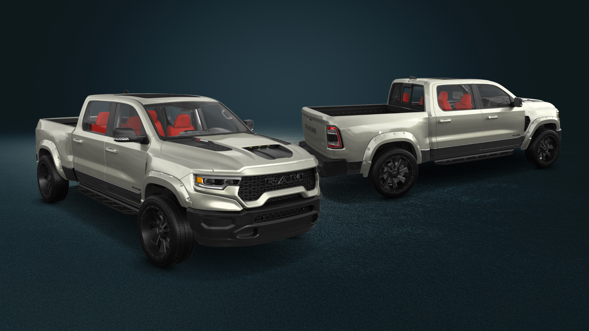 Dodge Ram 1500 TRX 4 Door pickup truck 2021