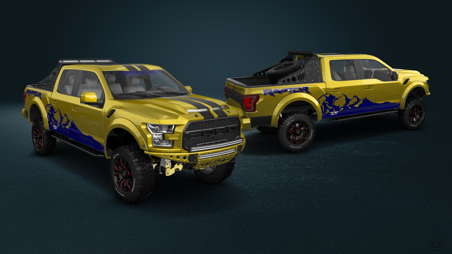 Ford F-150 Raptor 4 Door pickup truck 2017 tuning