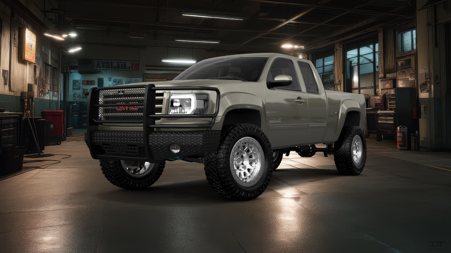 GMC Sierra 1500 Double Cab 6.6 ft box 2 Door truck 2007 tuning