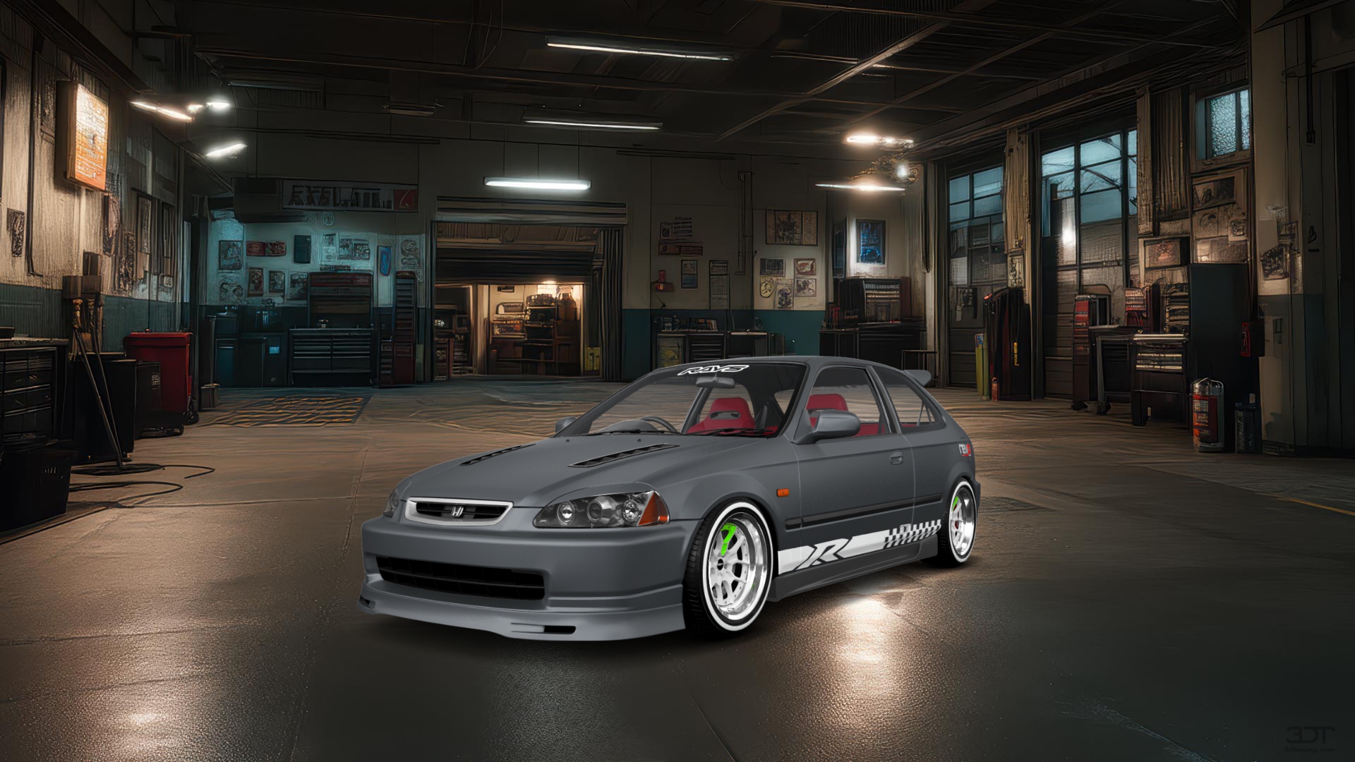 Honda Civic 3 Door Hatchback 1997 tuning