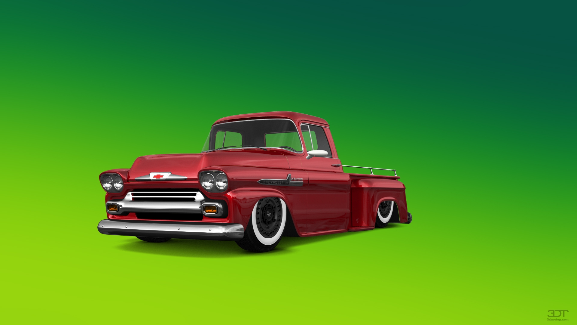Chevrolet Apache Stepside 2 Door pickup truck 1959 tuning