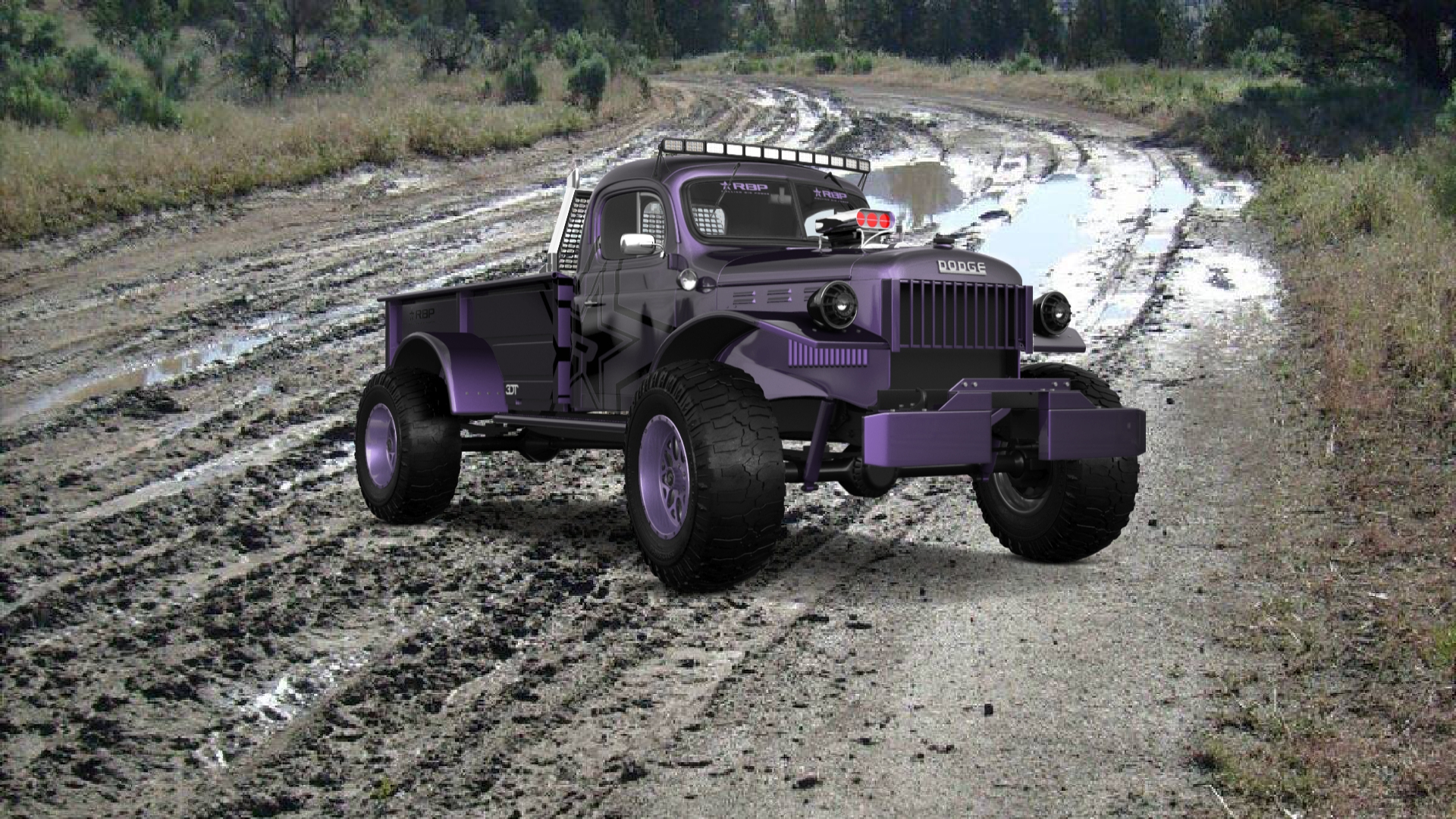 Dodge Power Wagon 2 Door pickup truck 1947