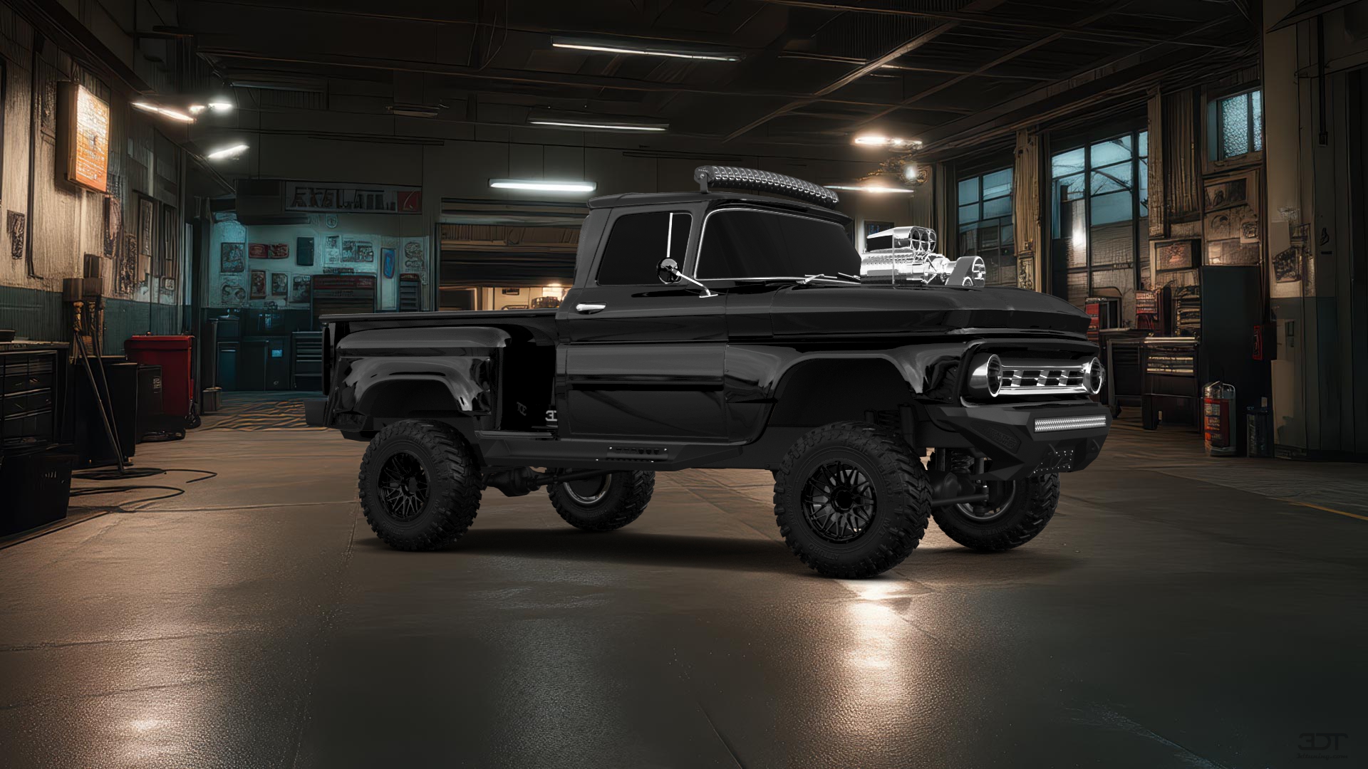 Chevrolet C-10 Stepside 2 Door pickup truck 1963 tuning