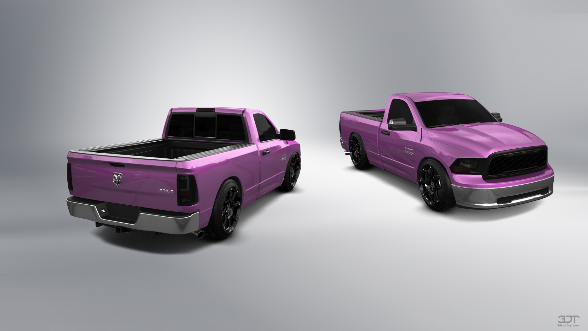 Dodge Ram 1500 6.4' box Regular Cab 2 Door pickup truck 2009 tuning