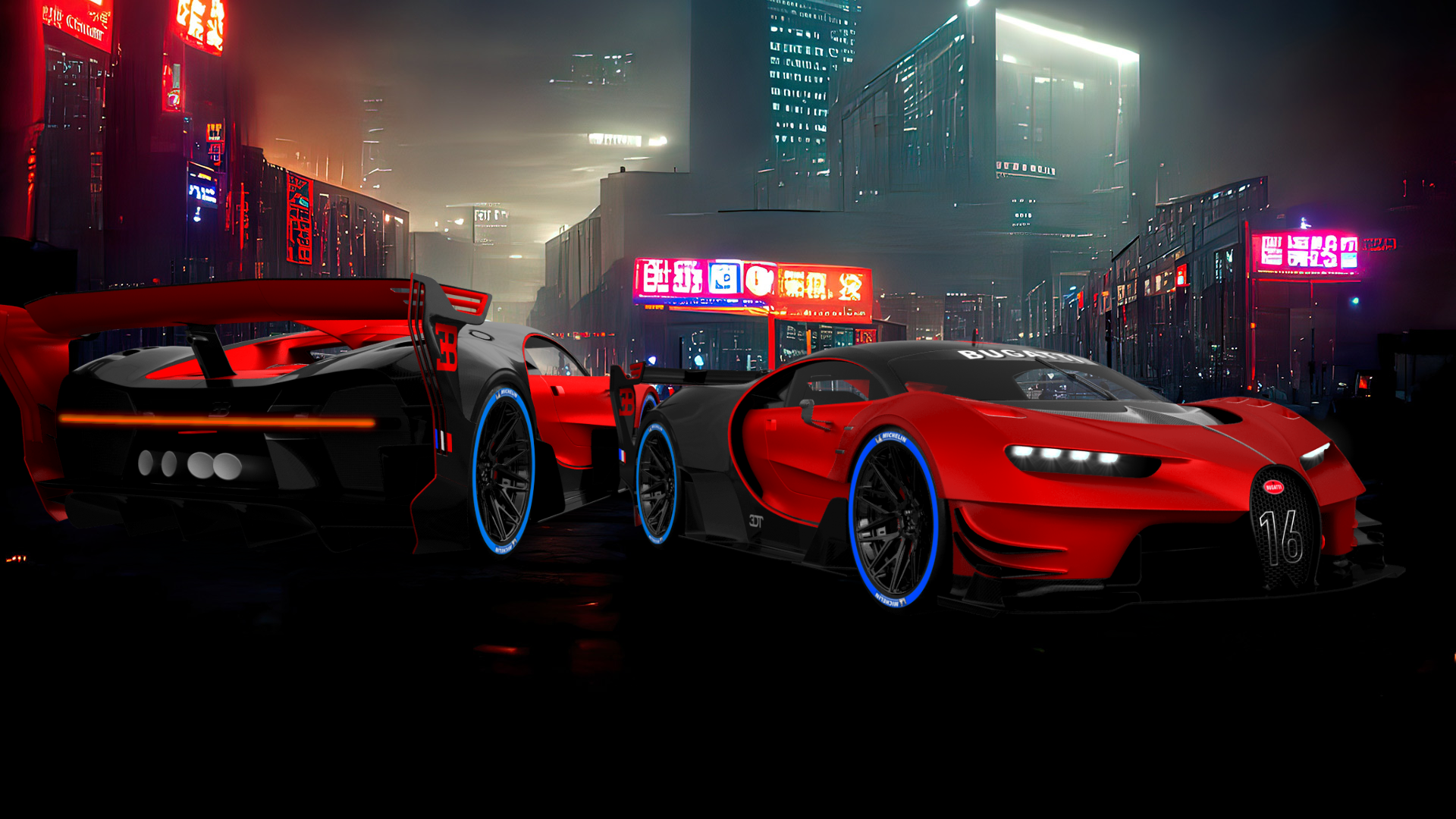 Bugatti Vision GT Supercar 2015 tuning