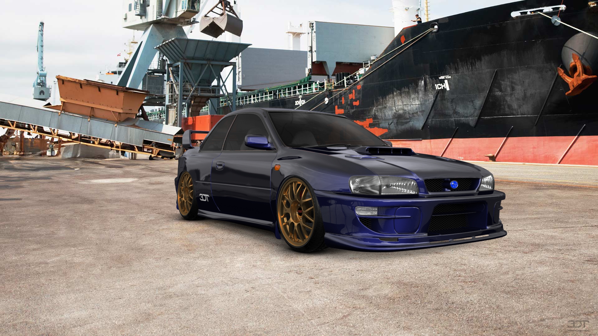 Subaru Impreza WRX STI 22B 2 Door Coupe 2000 tuning