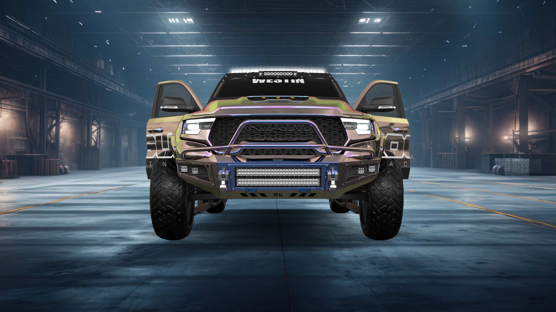 Dodge Ram 1500 TRX 4 Door pickup truck 2021 Images