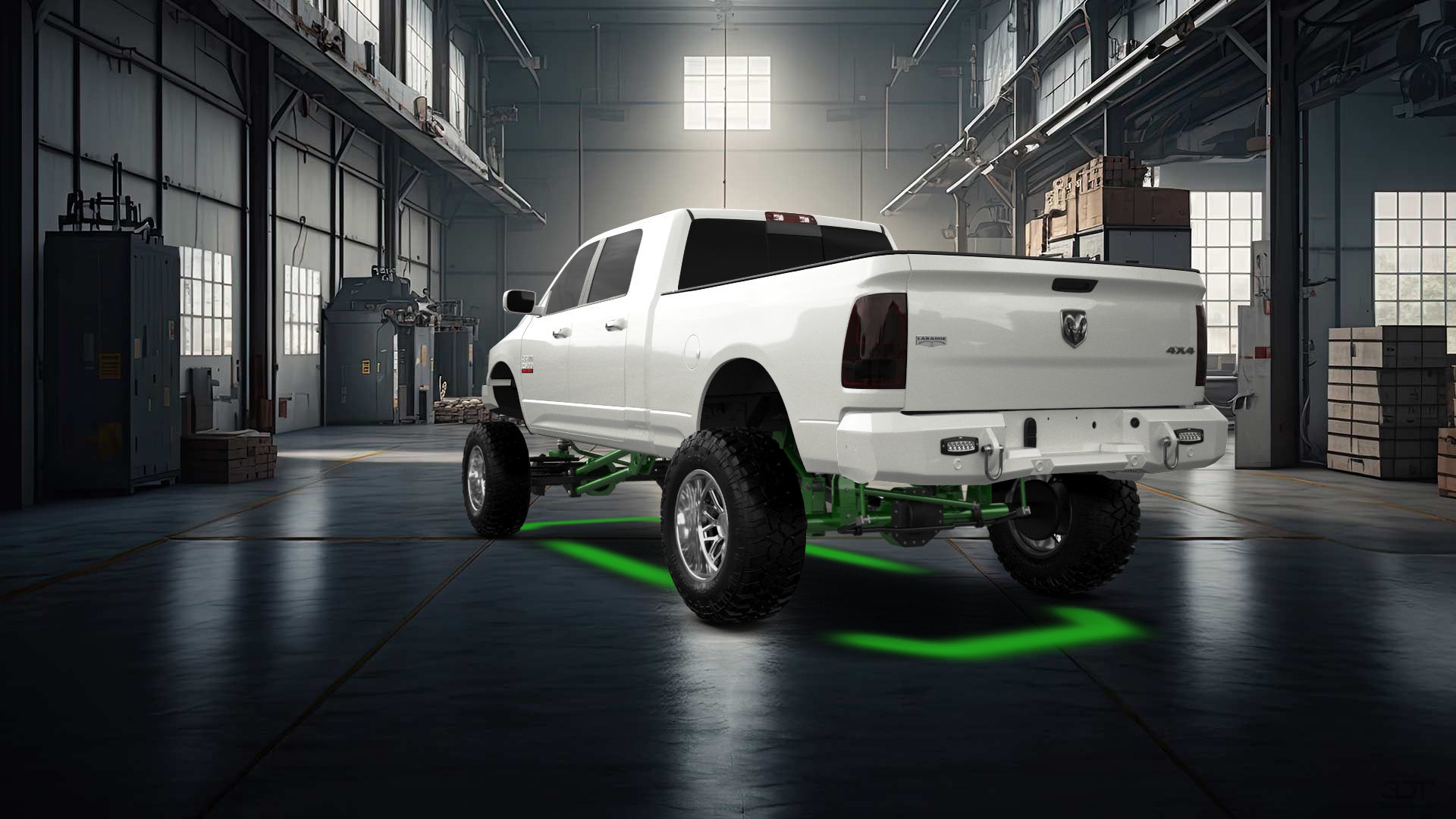 Dodge Ram 2500 Mega Cab 6.4 ft box 4 Door pickup truck 2010