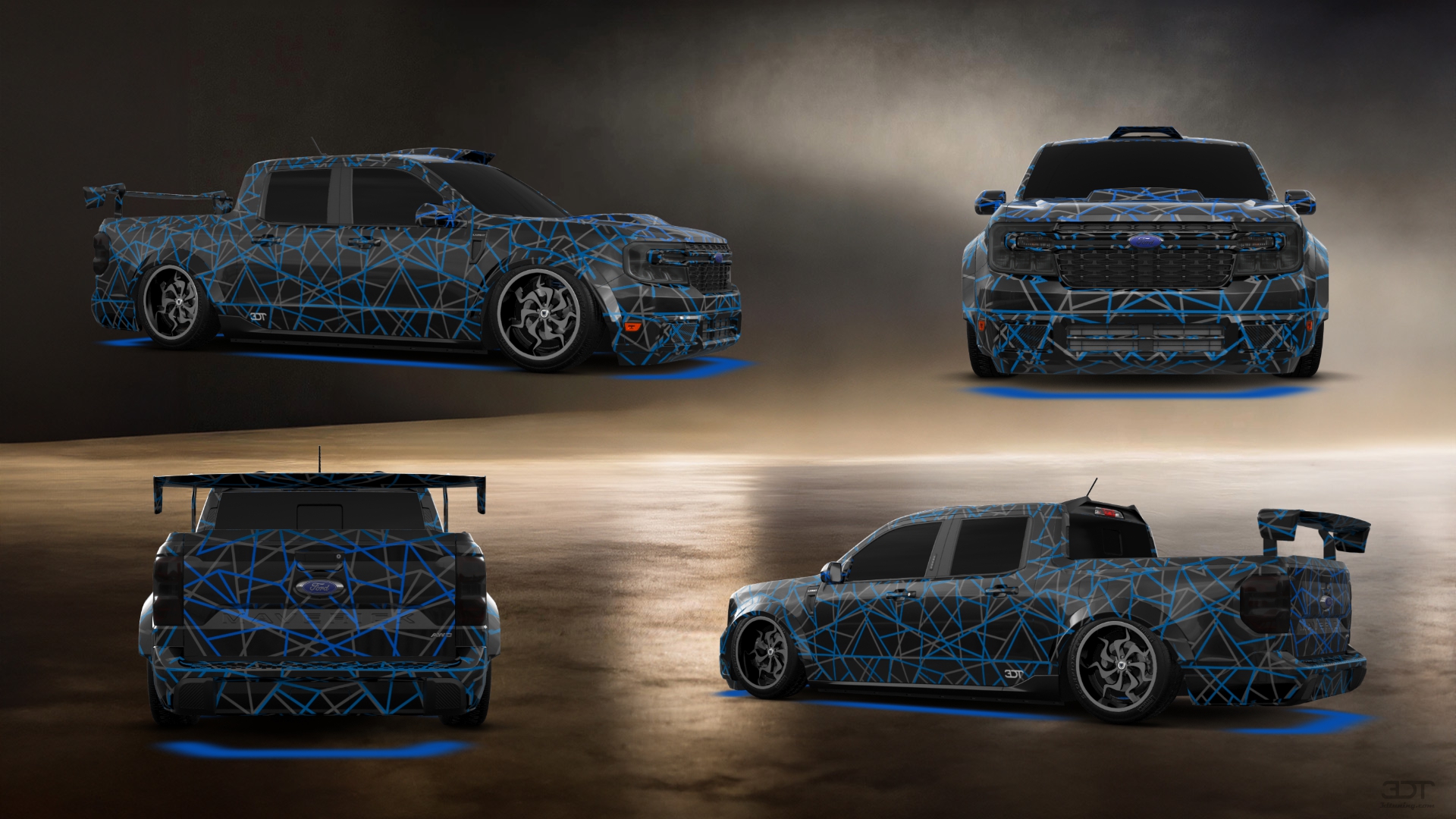 Ford Maverick 4 Door pickup truck 2022 tuning