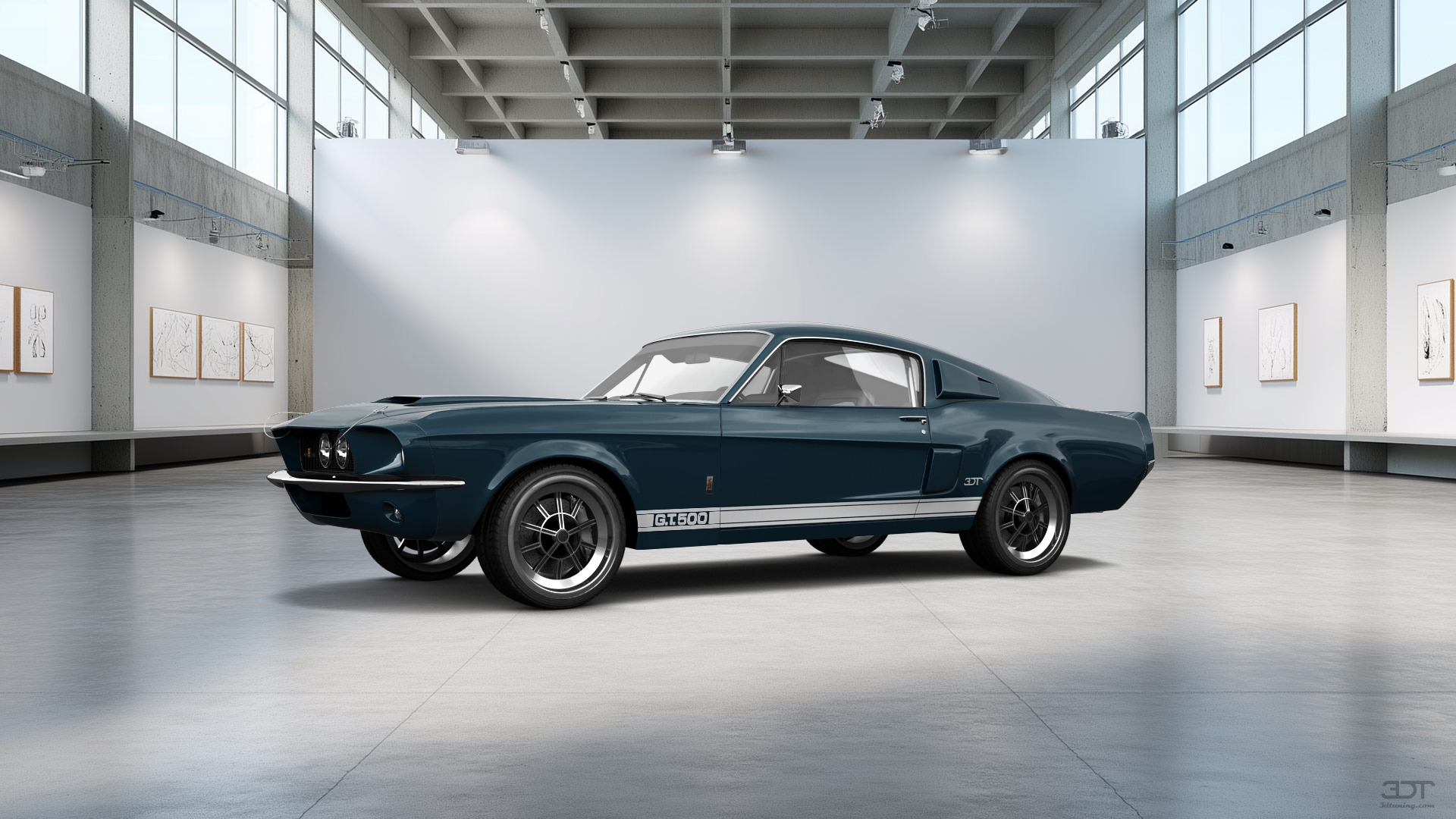 Mustang GT500 2 Door Coupe 1968