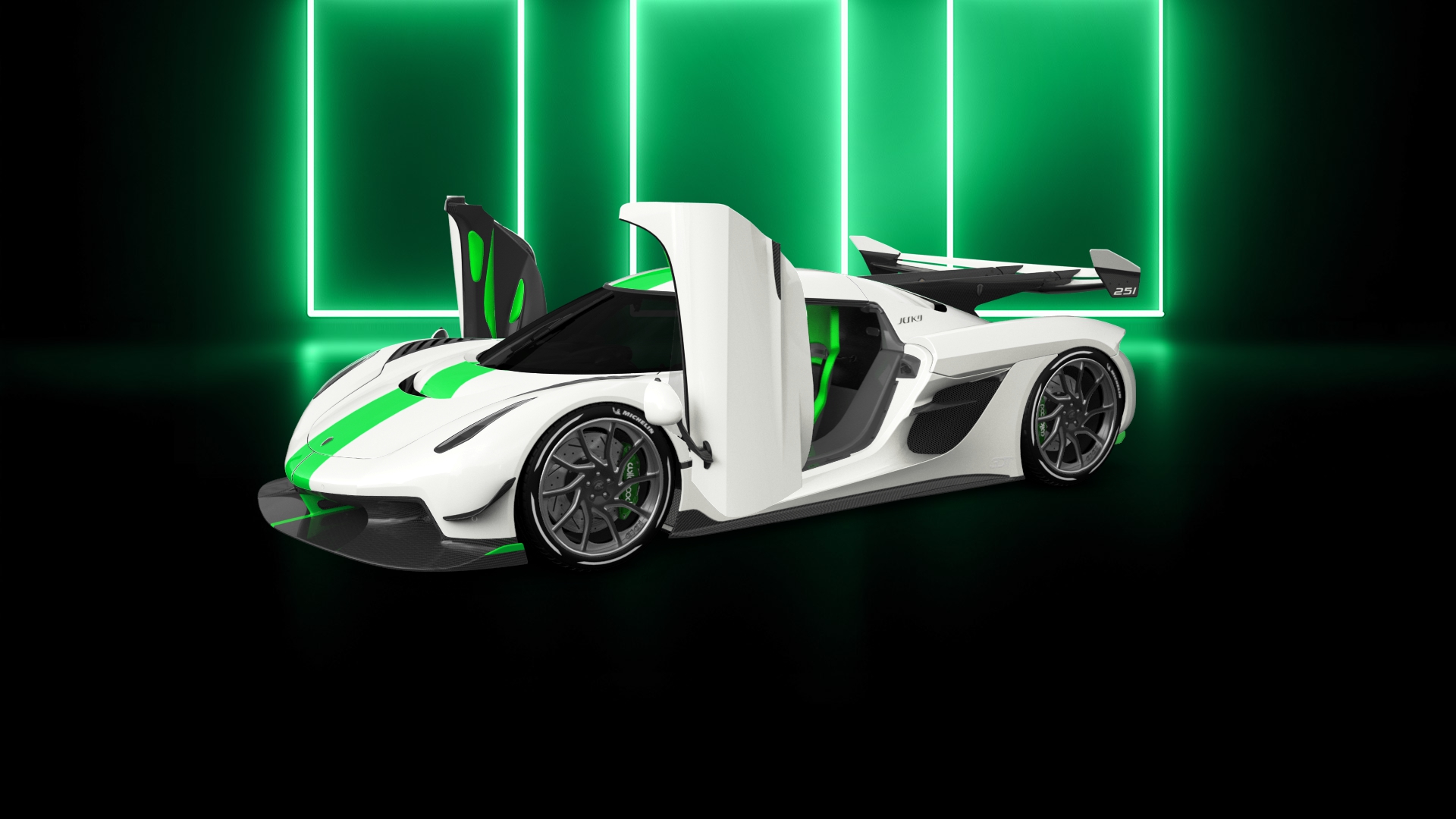 Koenigsegg Jesko 2 door targa top 2020 tuning