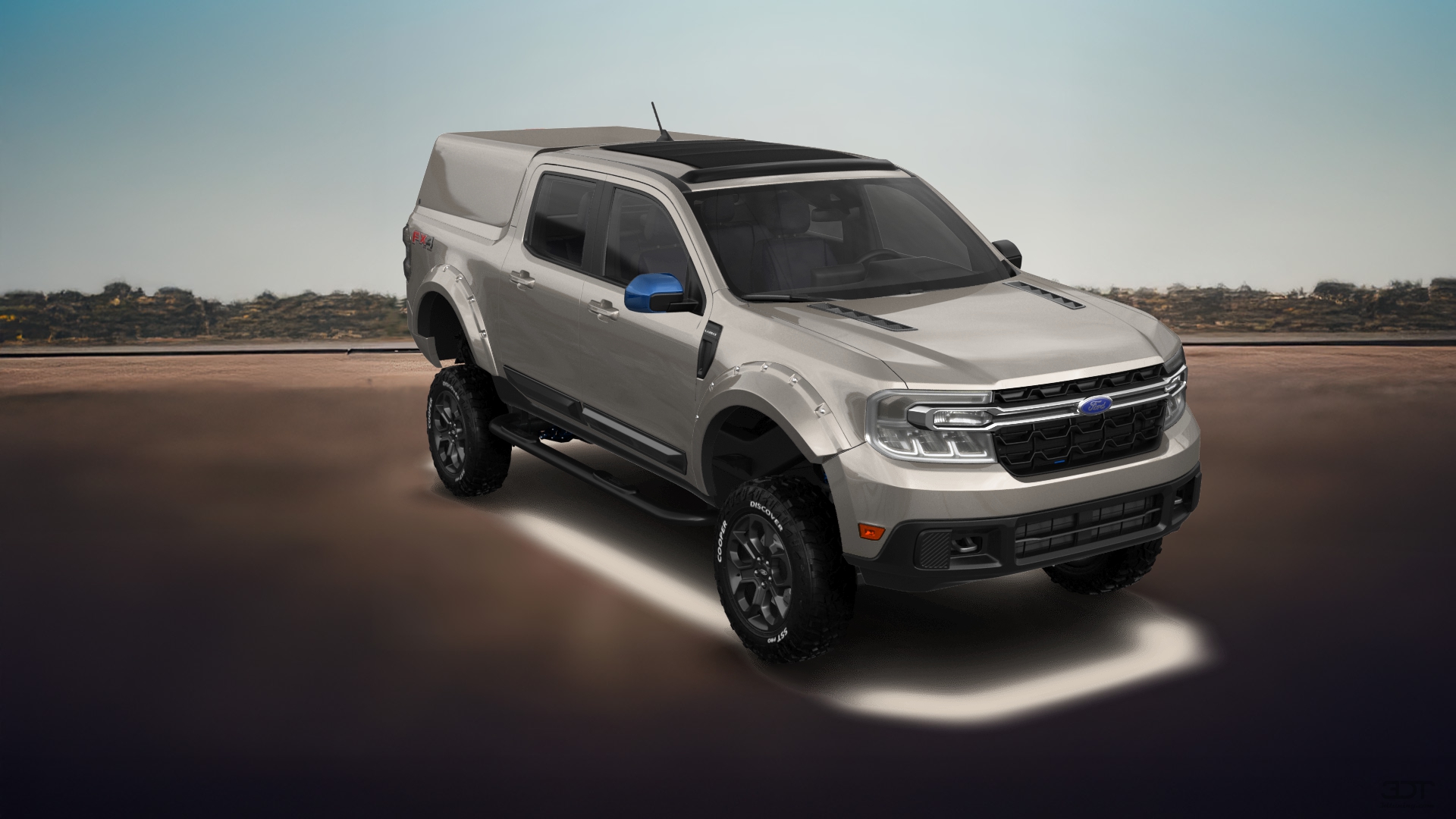 Ford Maverick 4 Door pickup truck 2022 tuning