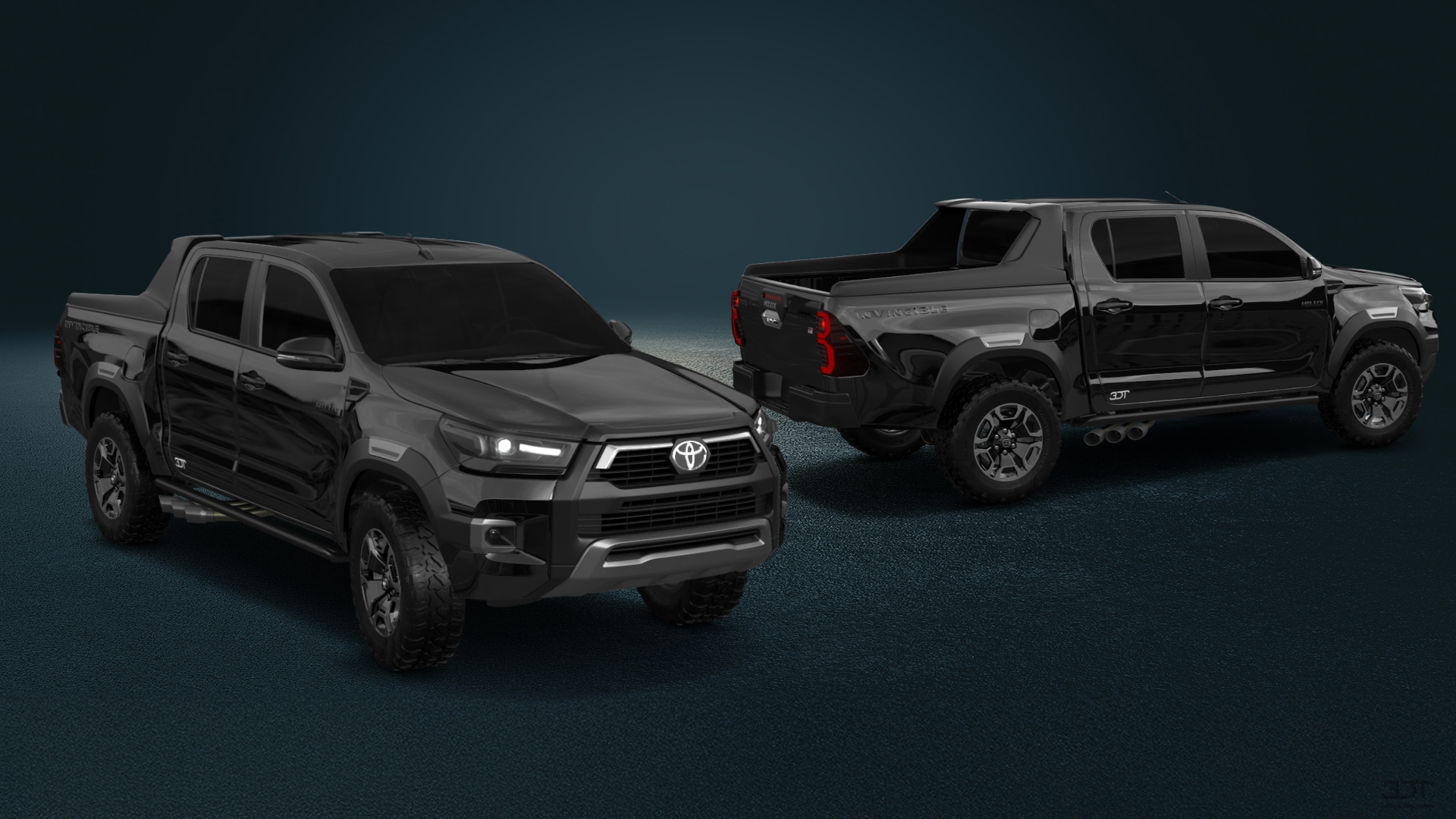 Toyota Hilux Double Cab 4 Door pickup truck 2015 tuning