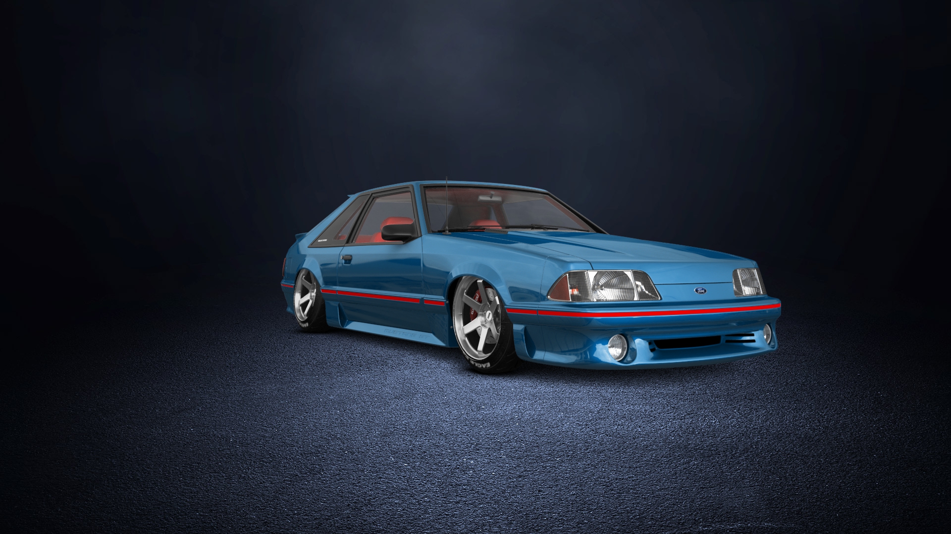 Ford Mustang 3 Door Hatchback 1988 tuning