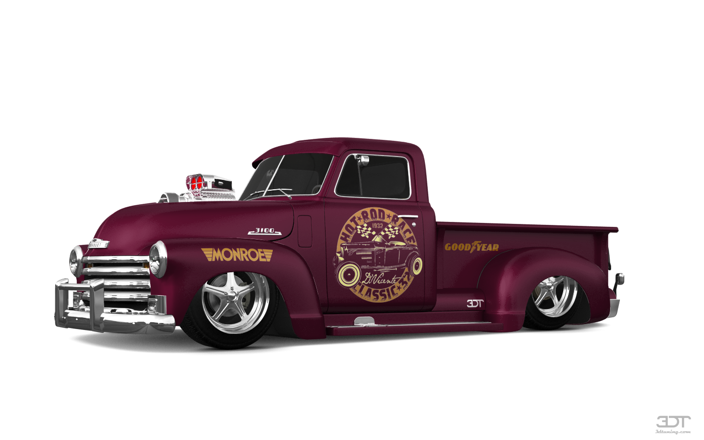 Tuning Chevrolet 3100 2 Door pickup truck 1950