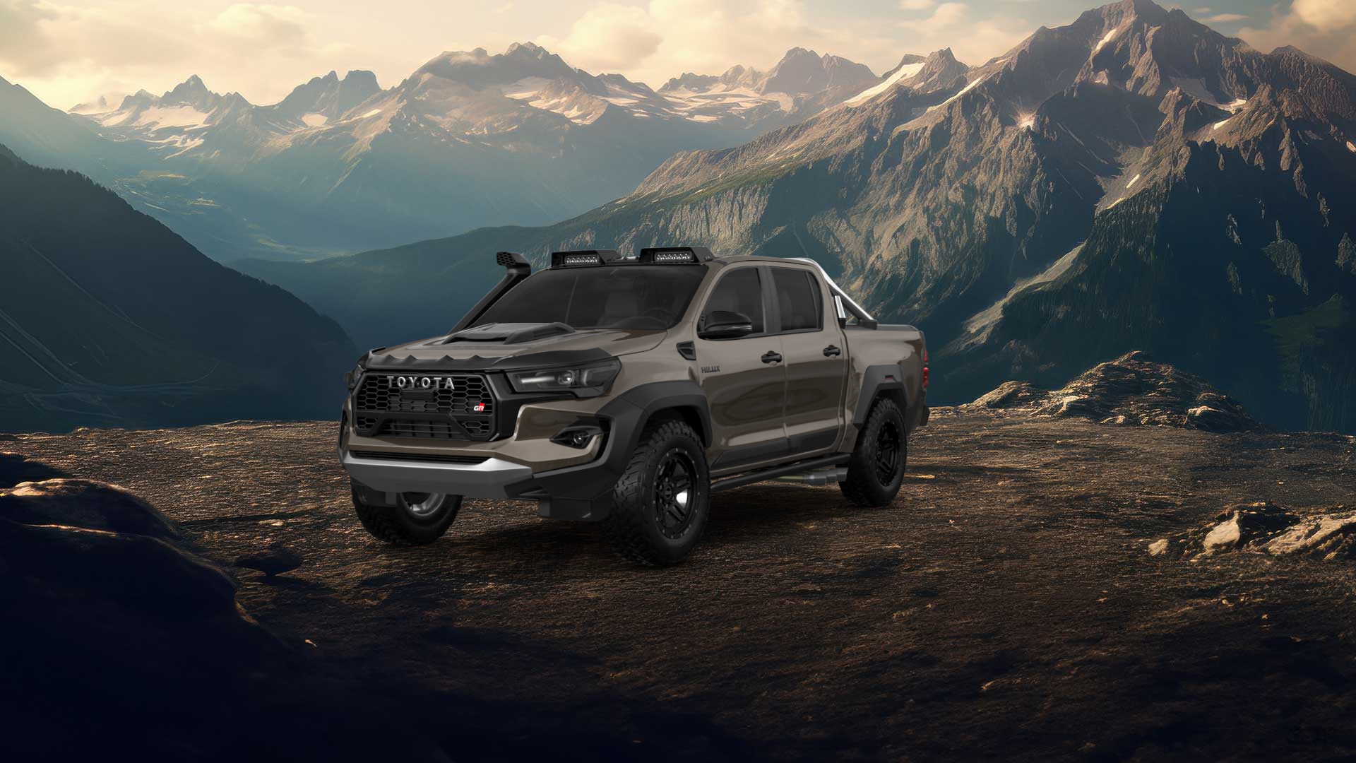 Toyota Hilux Double Cab 4 Door pickup truck 2015 tuning