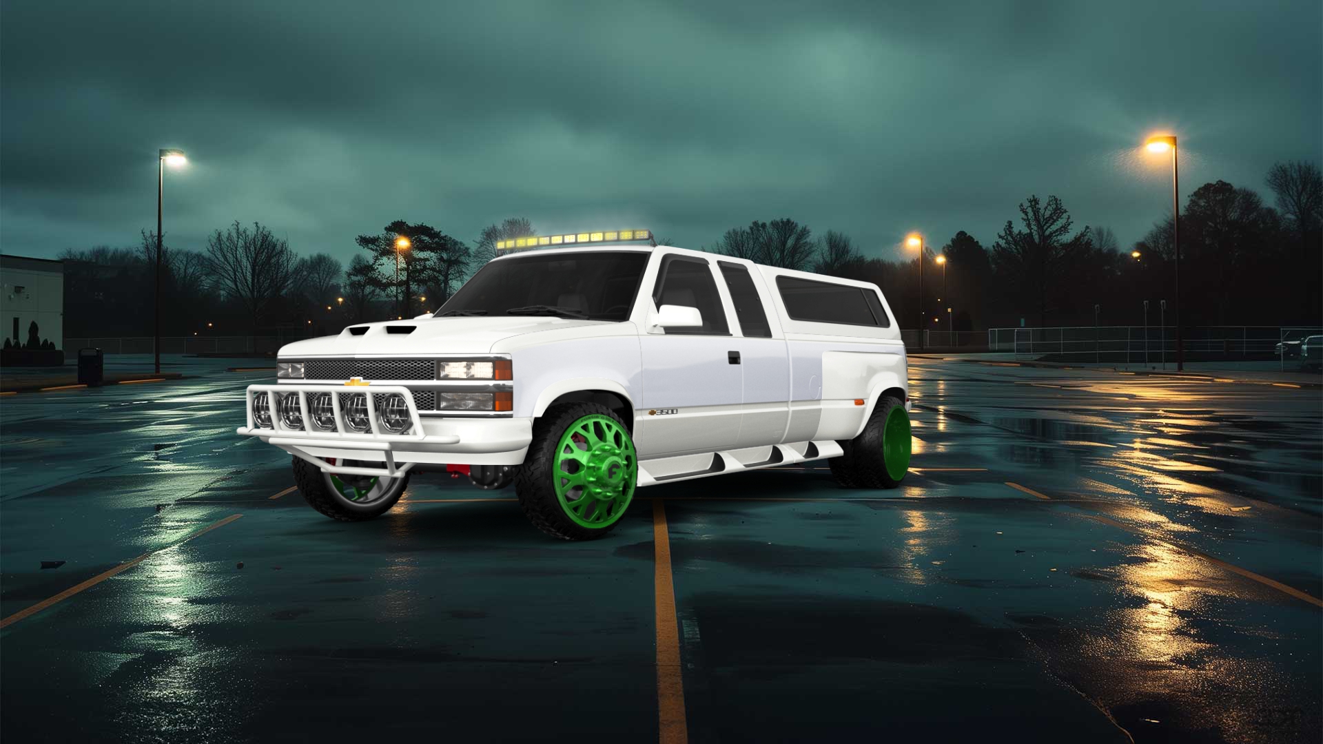 Chevrolet K3500 Extended Cab Pickup Truck 1988 tuning