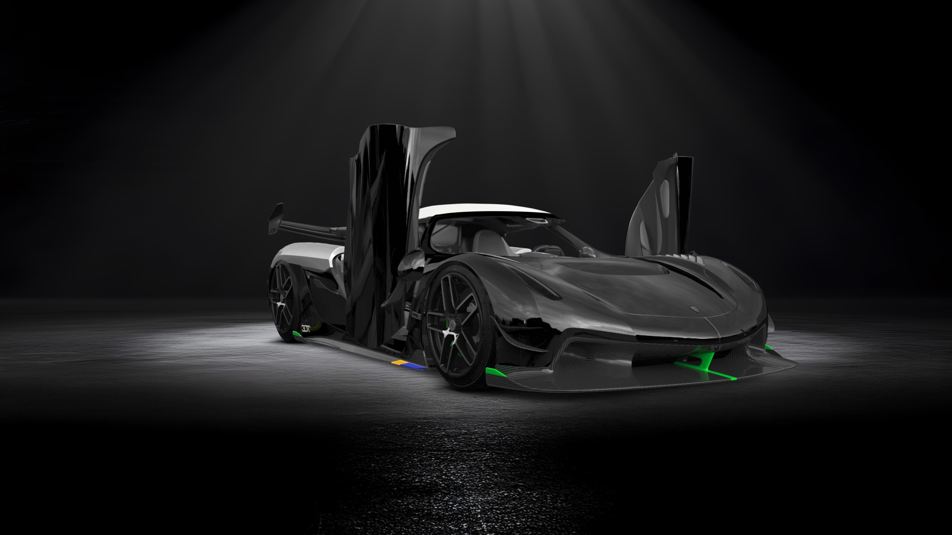 Koenigsegg Jesko 2 door targa top 2020