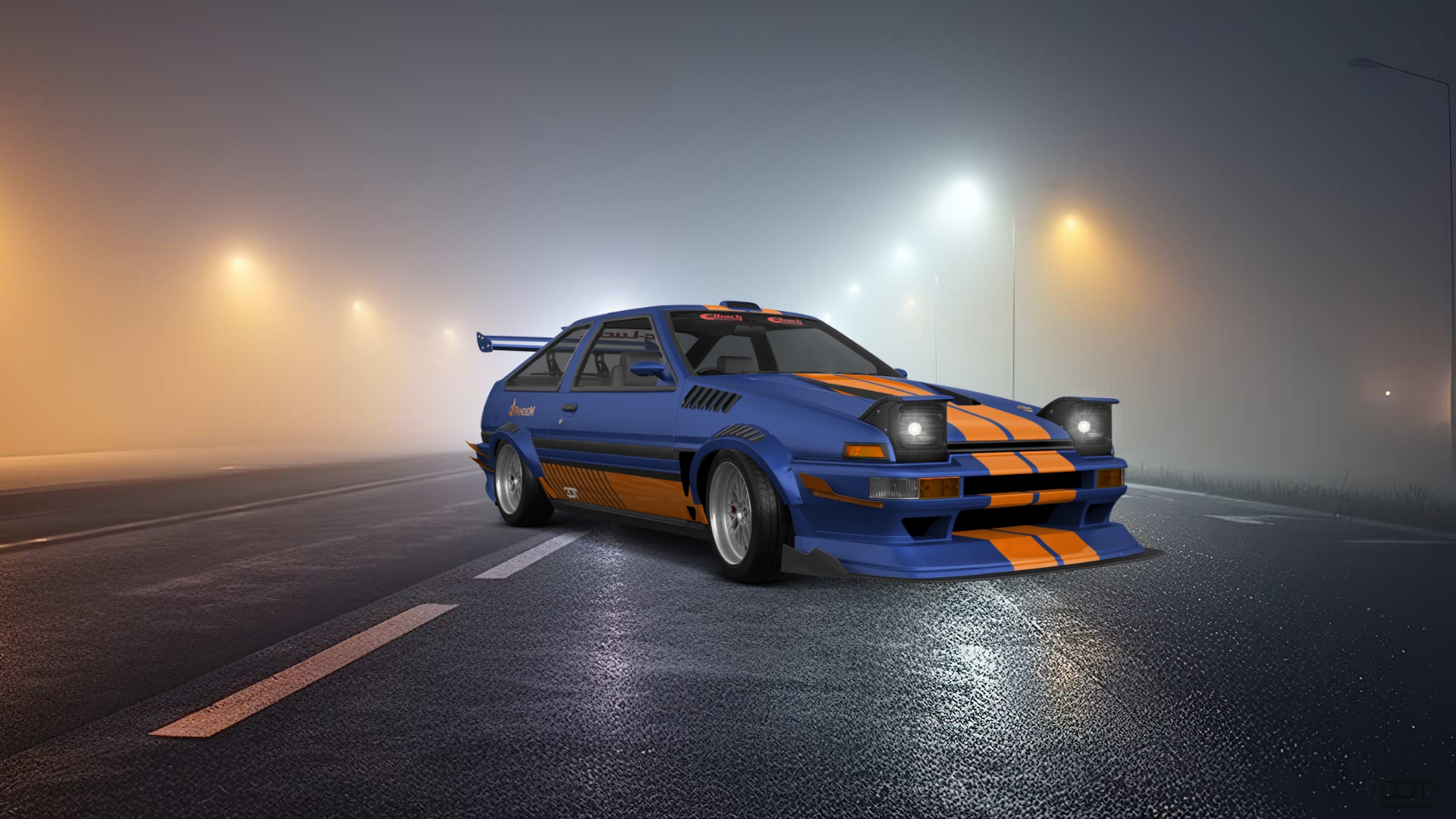 Toyota AE86 3 Door Hatchback 1985 tuning