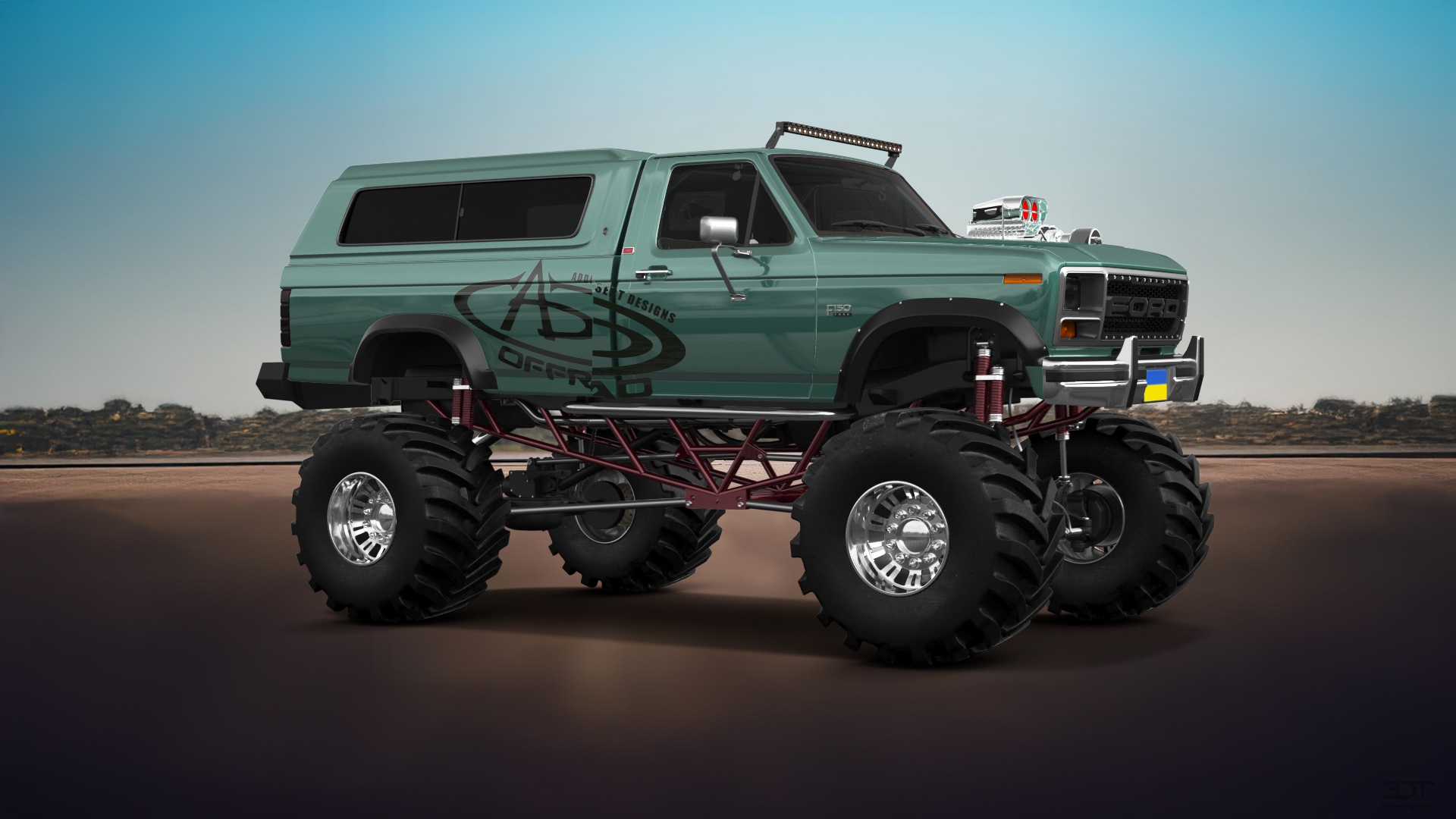 Ford F-150 2 Door pickup truck 1986 tuning