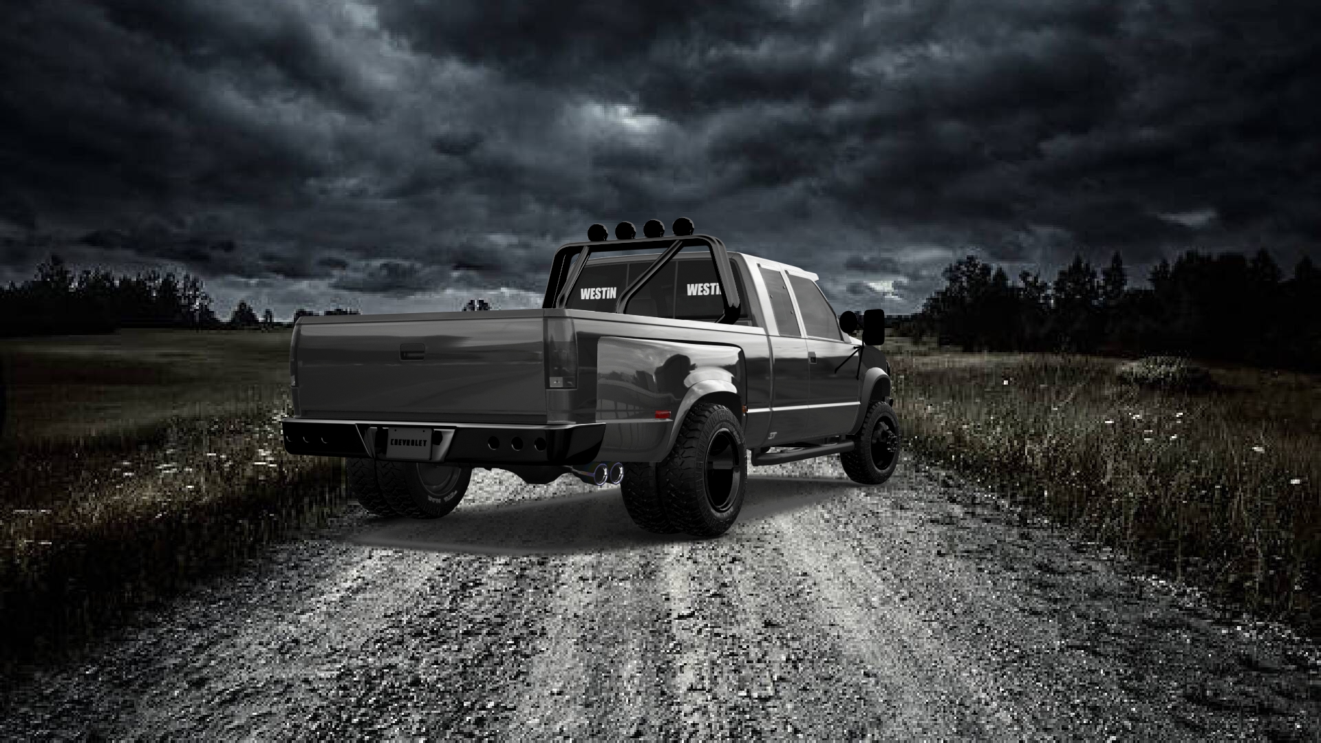 Chevrolet K3500 Extended Cab Pickup Truck 1988