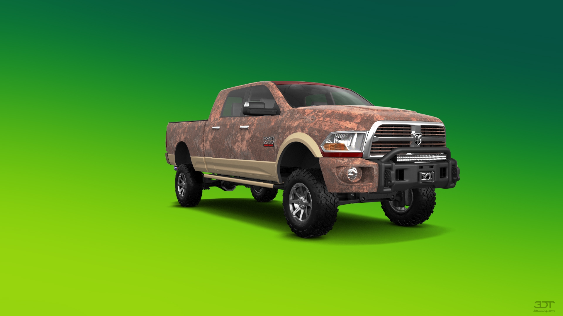 Dodge Ram 2500 Mega Cab 6.4 ft box 4 Door pickup truck 2010 tuning