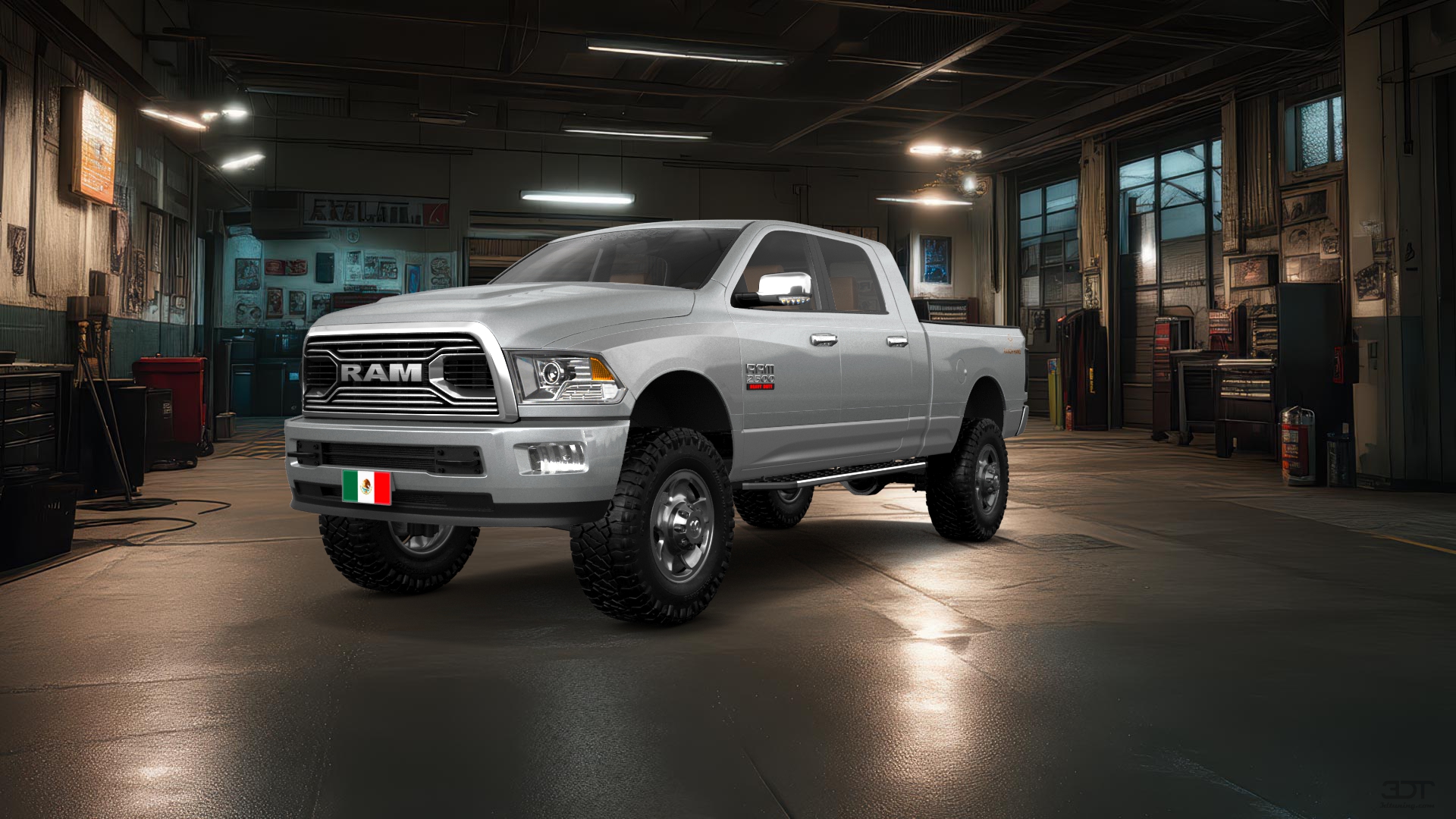Dodge Ram 2500 Mega Cab 6.4 ft box 4 Door pickup truck 2010 tuning
